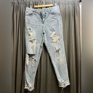 Wild Fable Light Blue Distressed Boyfriend Jeans